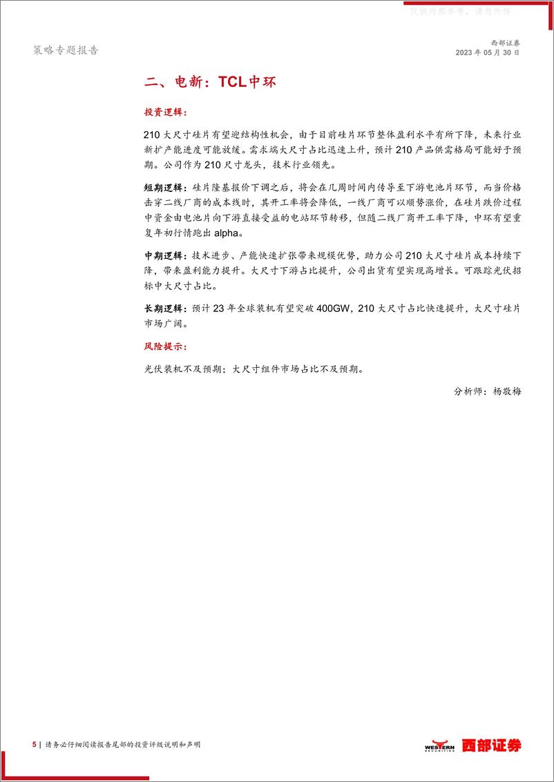 《西部证券-西部研究月度金股报告系列(2023年6月)：可以更乐观一些-230530》 - 第5页预览图