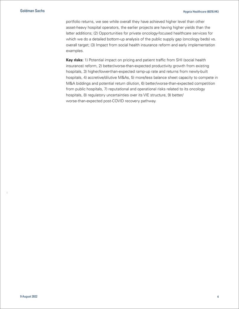 《Hygeia Healthcare (6078.HK Scaling-up capacity 3X by 2024E while striving to upkeep returns; Initiate at Neutral(1)》 - 第5页预览图