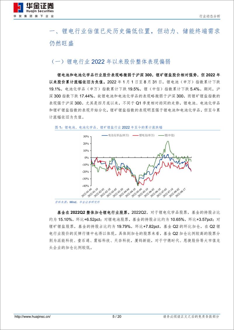 《锂电行业2022半年报总结与展望：锂资源企业盈利能力维持高位，中游电池材料业绩分化，锂电池盈利能力逐渐修复，储能开辟第二增长曲线》 - 第5页预览图