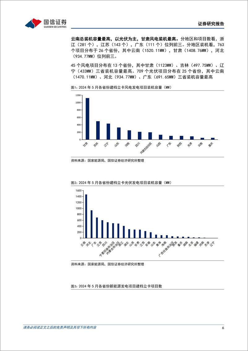 《公用环保行业202406第5期：5月全国累计发电装机容量30.4亿kW(%2b14.1%25)，5月新增建档立卡新能源发电项目清单发布-240701-国信证券-29页》 - 第6页预览图