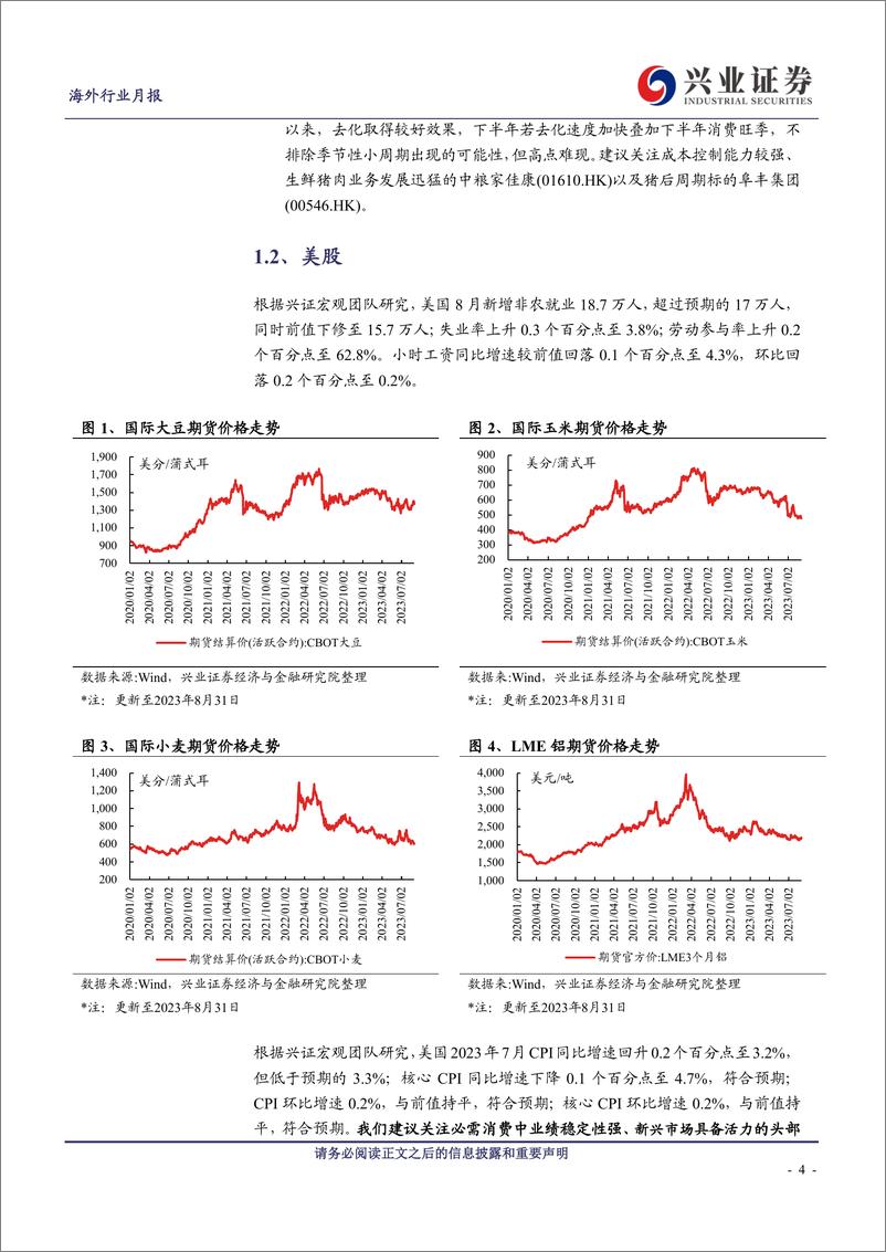 《食品饮料行业：海外食品饮料8月投资半月报（下）-20230906-兴业证券-26页》 - 第5页预览图