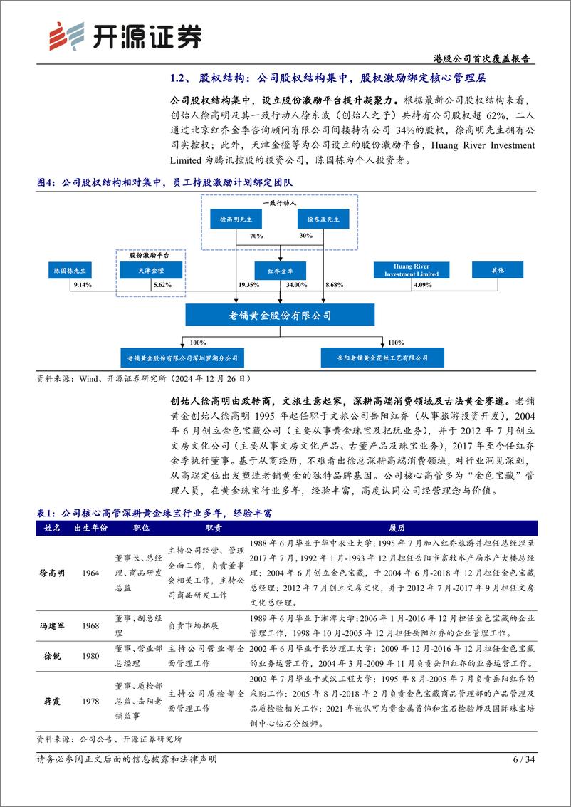 《老铺黄金(06181.HK)港股公司首次覆盖报告：高端中式黄金执牛耳者，“高筑墙、广积粮、缓称王”-250109-开源证券-34页》 - 第6页预览图