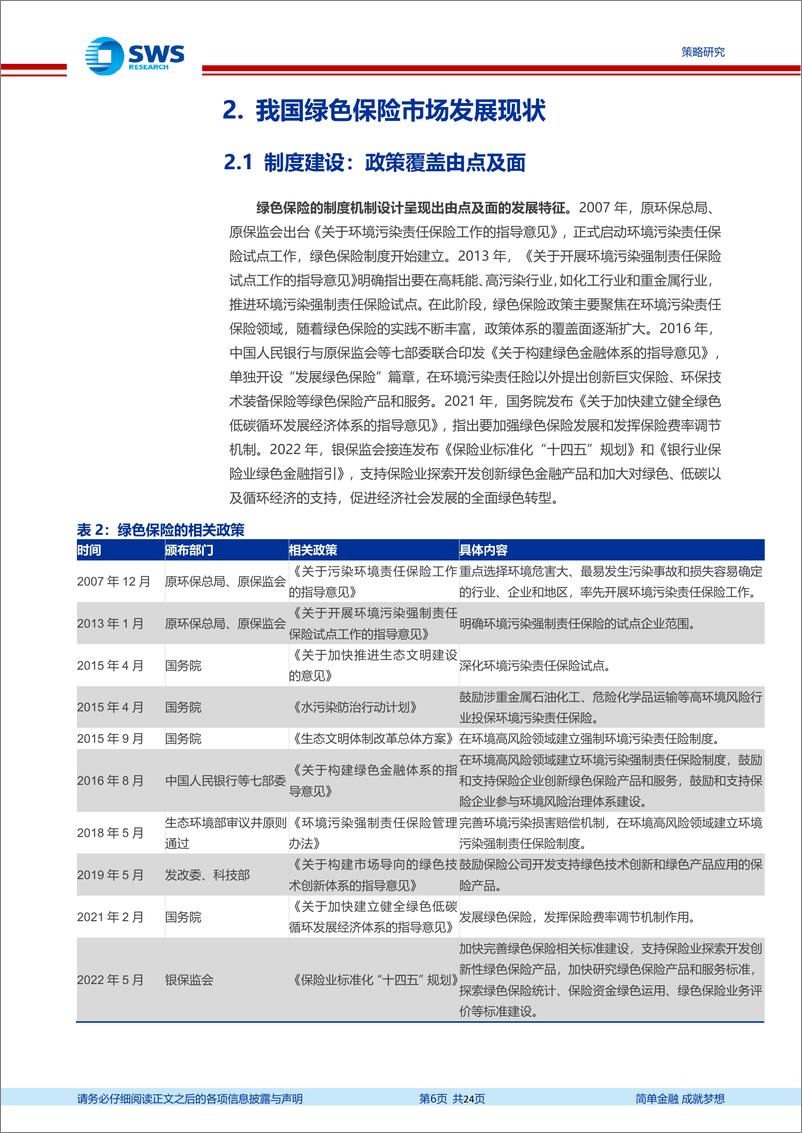 《绿色金融系列研究报告之五：加快推进绿色保险市场化扩容-20220915-申万宏源-24页》 - 第7页预览图