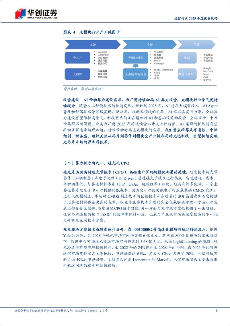 《通信行业2025年度投资策略：基本面与宏观叙事共振，重视三大投资方向-241119-华创证券-30页》 - 第8页预览图