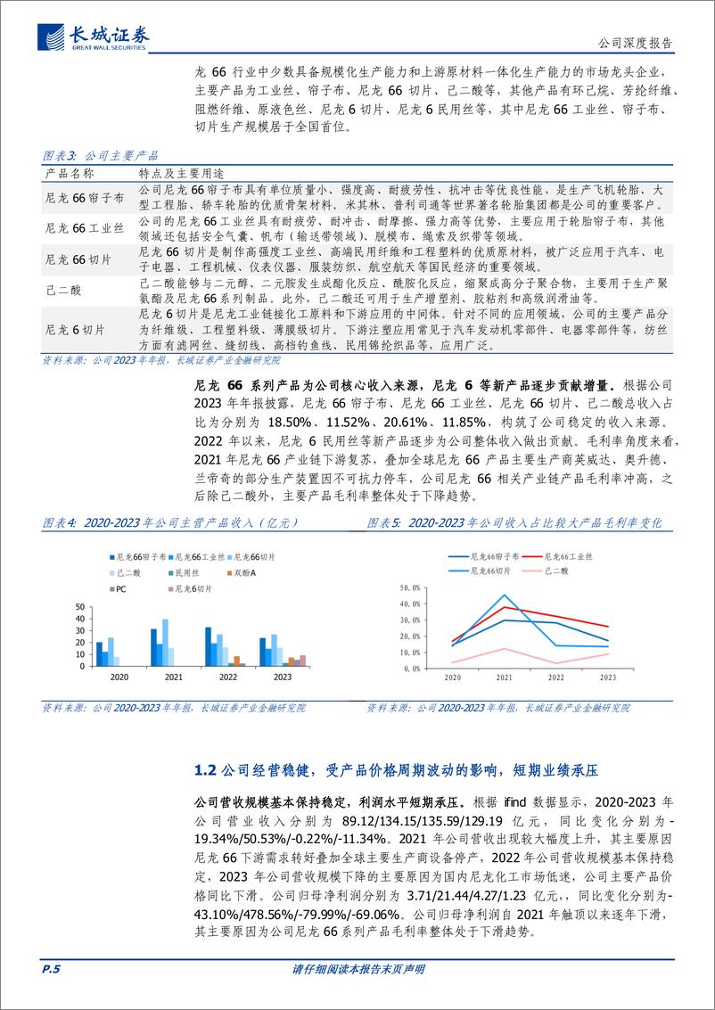 《神马股份(600810)尼龙66行业龙头，产业链双向延伸夯实公司一体化优势-240729-长城证券-22页》 - 第5页预览图