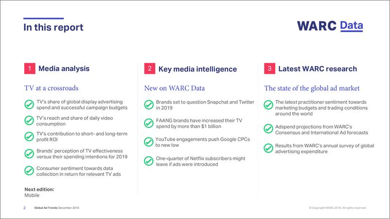 《Warc-2018年全球广告趋势调查报告（英文）-2018.12-13页》 - 第2页预览图