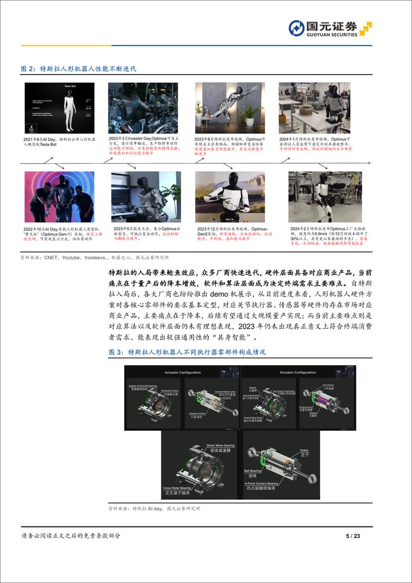 《人形机器人行业深度报告-AI加速具身智能落地-关注电机、传感器部件-国元证券》 - 第5页预览图