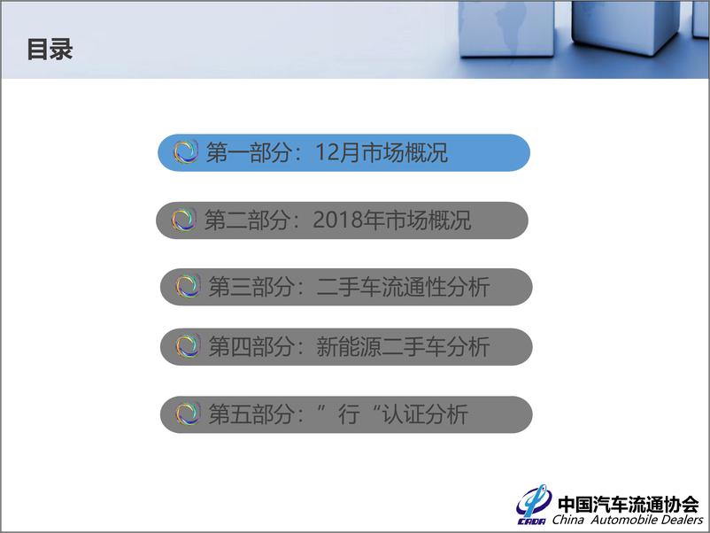 《中国汽车流通协会-2018年12月全国二手车市场分析-2019.1-39页》 - 第3页预览图