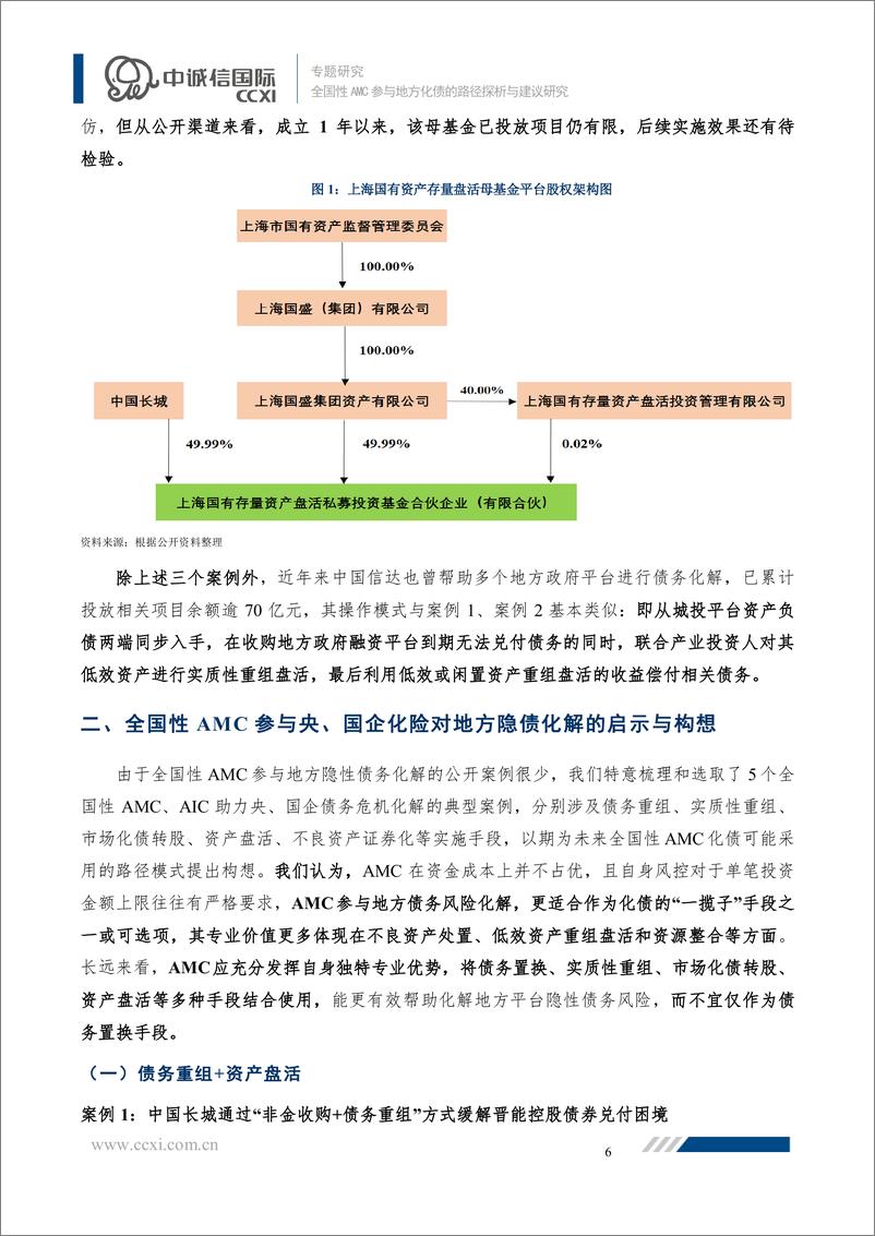 《AMC参与地方化债研究系列三：全国性AMC参与地方化债的实践、路径探析与建议研究-241104-中诚信国际-16页》 - 第7页预览图