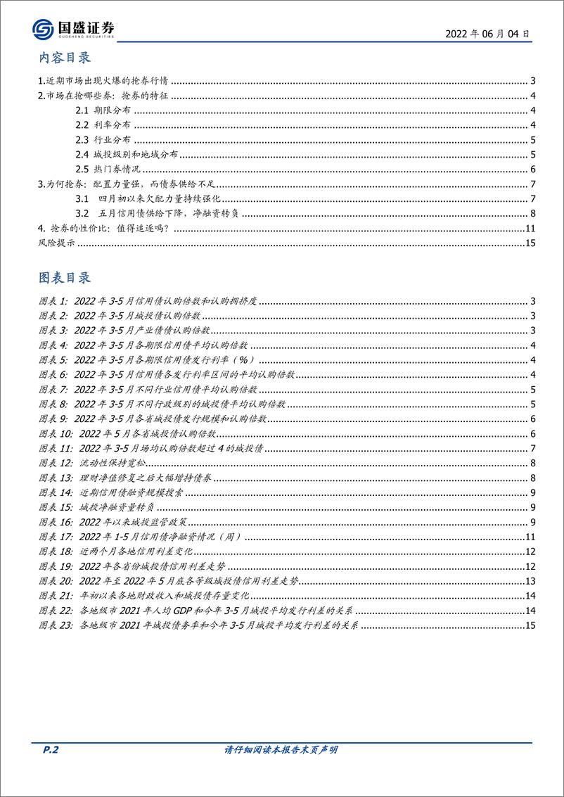 《固定收益点评：市场在抢哪些券，性价比如何？-20220604-国盛证券-16页》 - 第3页预览图