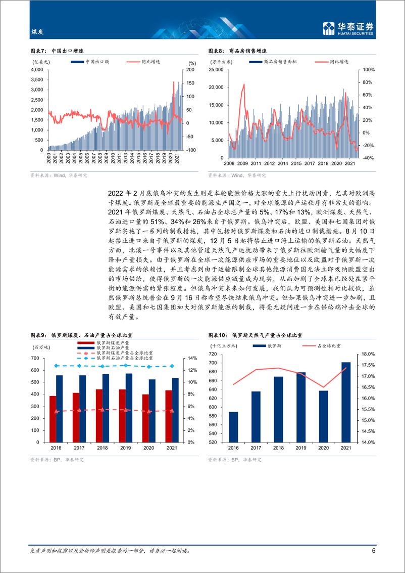 《煤炭行业2023：行业强α与宏观弱β的较量-20221014-华泰证券-37页》 - 第7页预览图