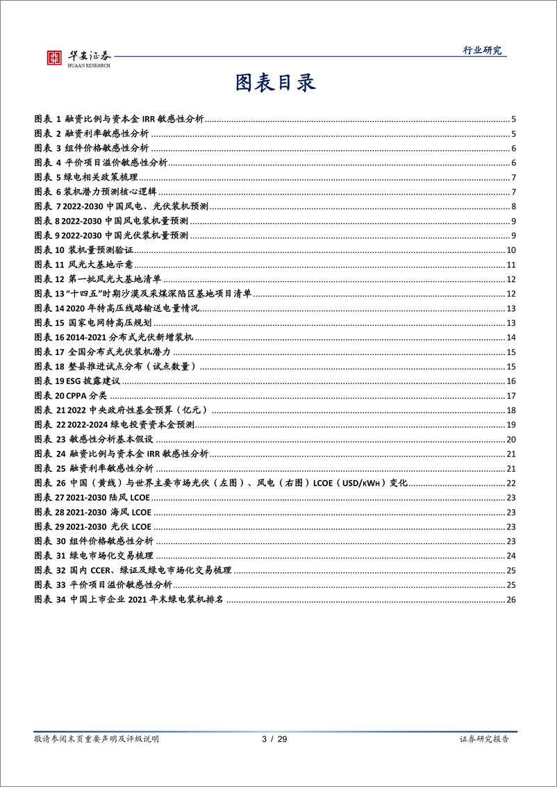 《新能源行业系列报告之一：绿电开篇，“双碳”平价时代，绿电运营盈利逻辑迎重塑-20220606-华安证券-29页》 - 第4页预览图