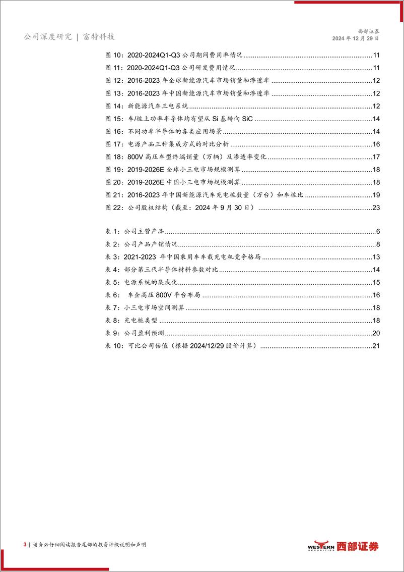 《富特科技(301607)首次覆盖报告：车载电源领域龙头企业，全球化布局稳步推进-241229-西部证券-25页》 - 第3页预览图