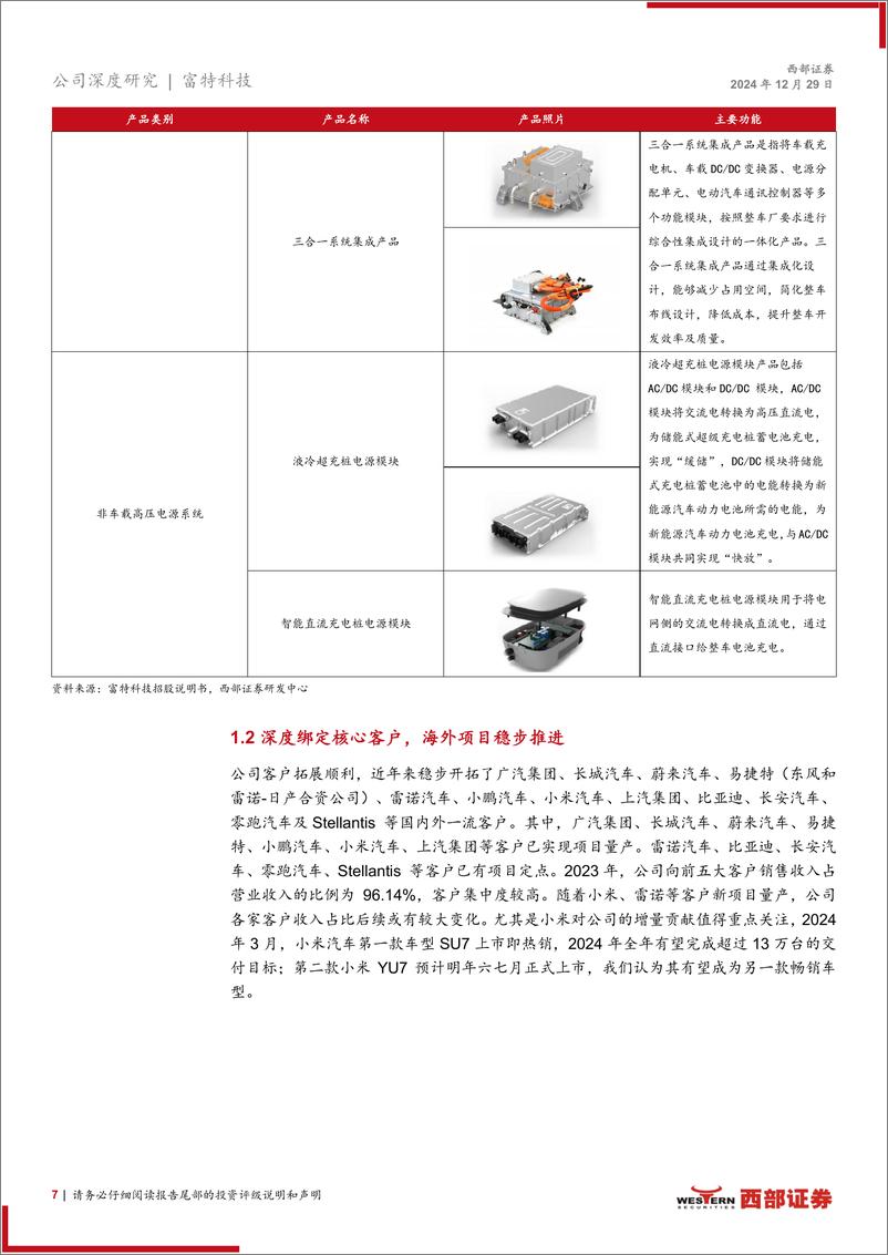 《富特科技(301607)首次覆盖报告：车载电源领域龙头企业，全球化布局稳步推进-241229-西部证券-25页》 - 第7页预览图