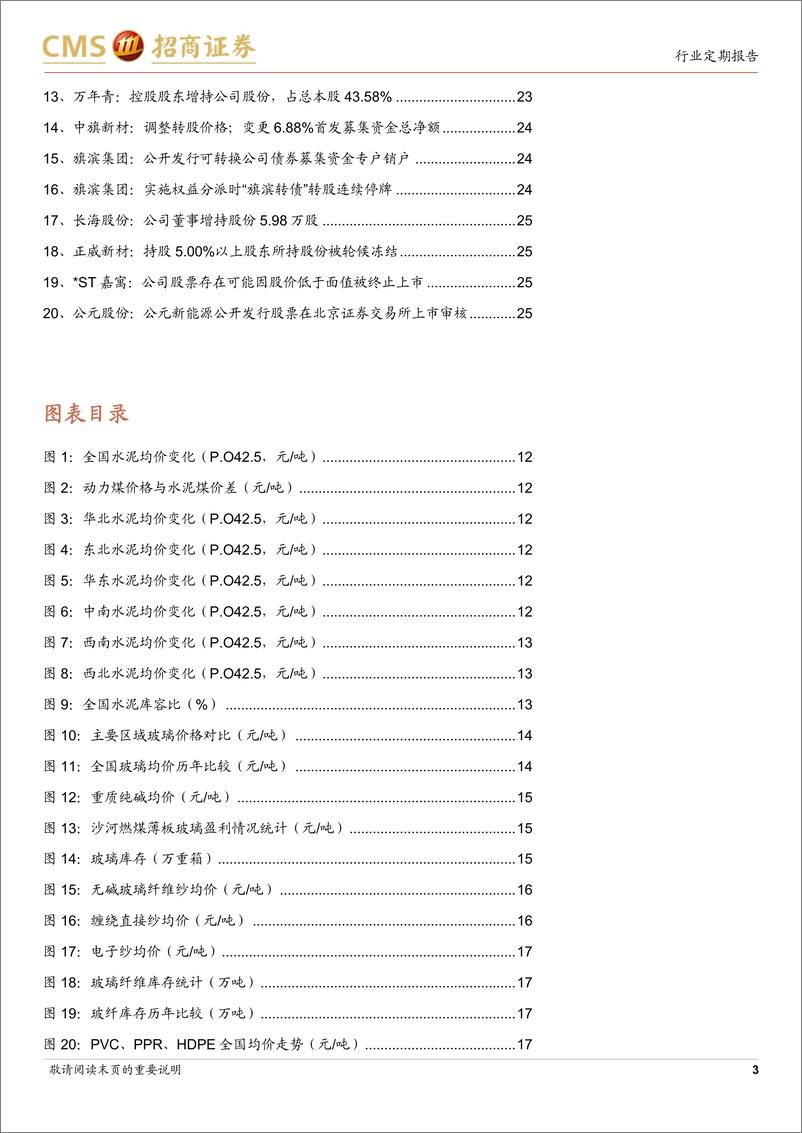 《建材行业定期报告：北京房地产新政落地，关注基本面修复预期-240701-招商证券-26页》 - 第3页预览图