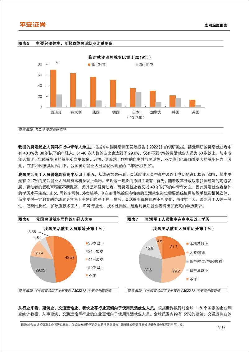 《宏观深度报告：国际视角下的灵活就业，现状、挑战与保障-20220329-平安证券-17页》 - 第8页预览图