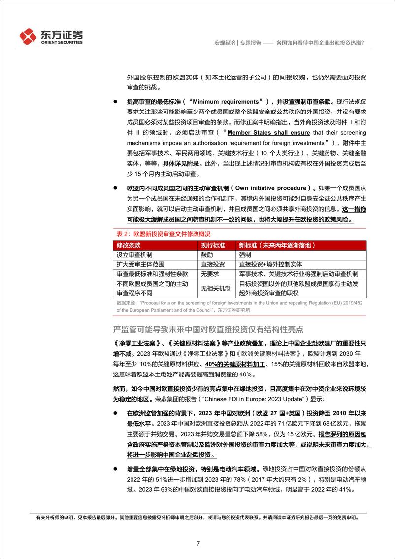 《宏观经济专题报告：各国如何看待中国企业出海投资热潮？-240901-东方证券-22页》 - 第7页预览图