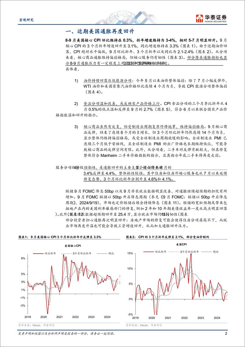 《宏观专题研究：解析美国通胀超预期回升的风险-241015-华泰证券-11页》 - 第2页预览图