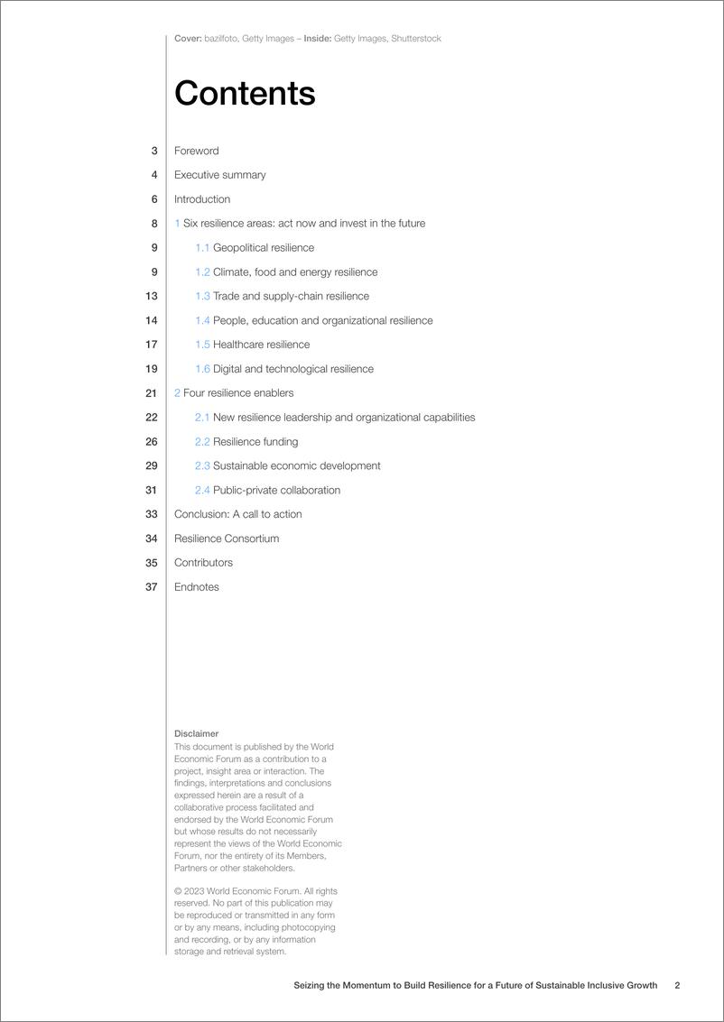 《世界经济论坛-抓住机遇，为可持续包容性增长的未来建立韧性（英）-2023.1-40页》 - 第3页预览图