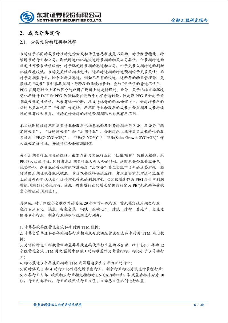 《金融工程研究报告：成长分类定价和未被分析师覆盖股票的预测数据填充-20221129-东北证券-20页》 - 第7页预览图