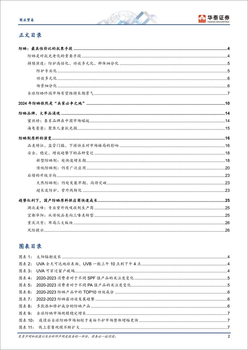 《防晒：对抗光老化的重要一步-华泰证券》 - 第2页预览图