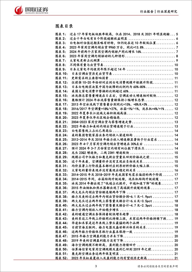 《家用电器行业深度研究：攻守之间，踏步向前》 - 第3页预览图