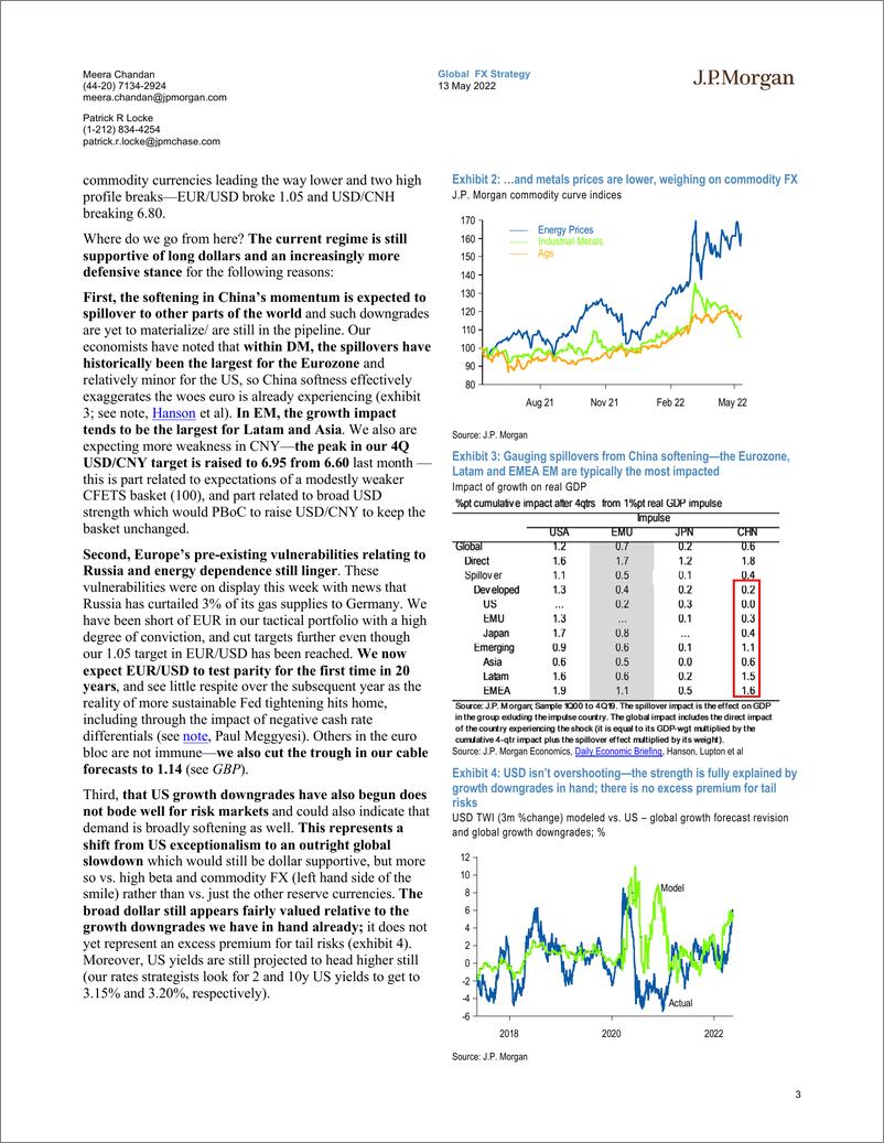 《J.P. 摩根-全球投资策略-关键货币的观点：当形势变得艰难时，美元就会上涨-2022.5.13-47页》 - 第4页预览图
