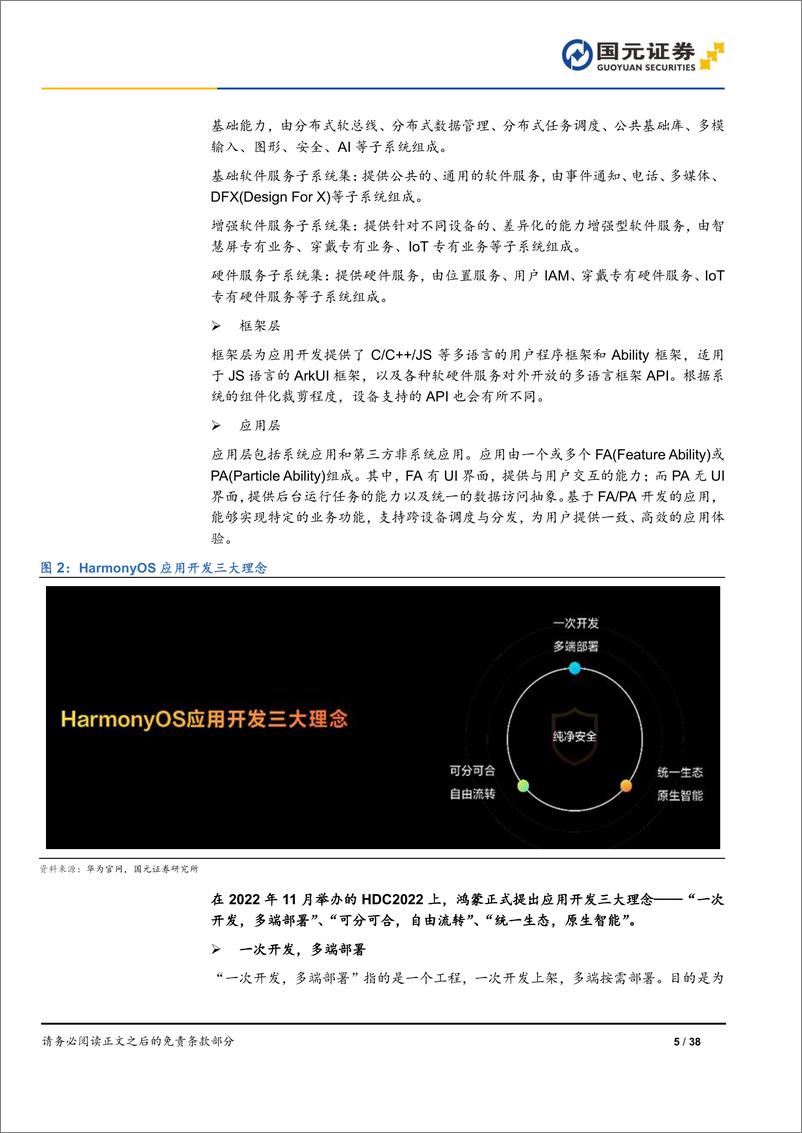 《国元证券-软件与服务：鸿蒙操作系统专题报告-鸿蒙系统开天辟地，生态应用千帆启航》 - 第5页预览图