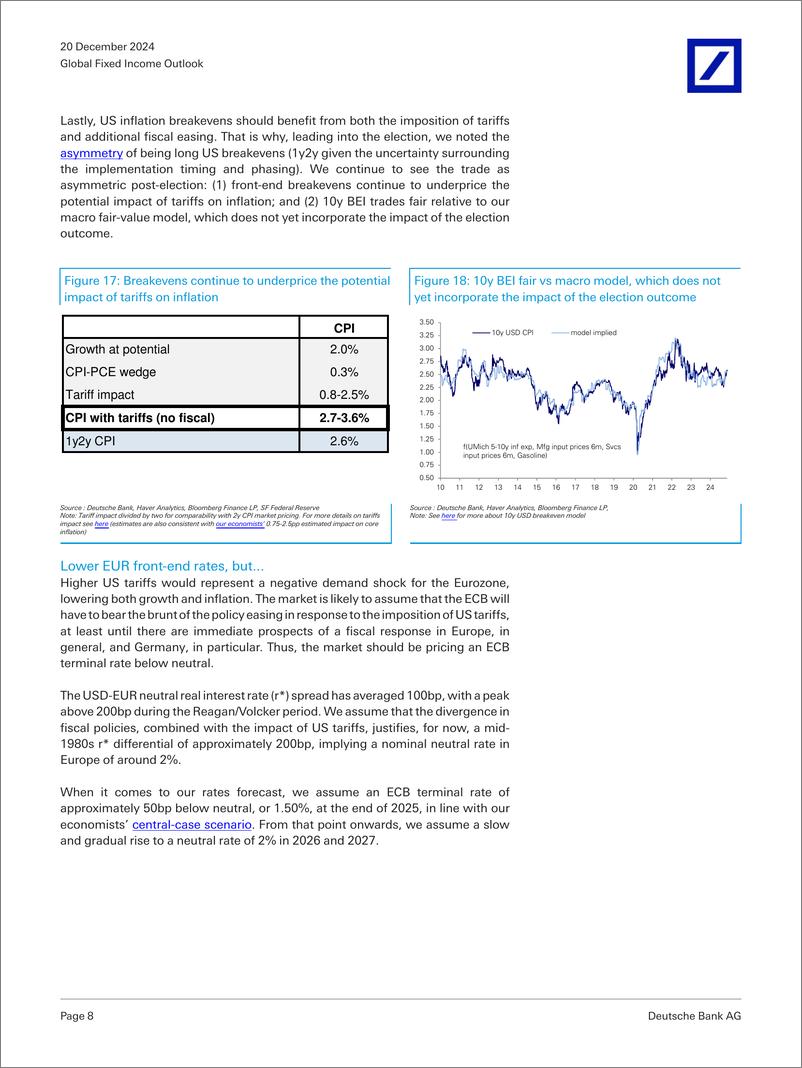 《Deutsche Bank-Global Fixed Income Outlook 2025 Rates Outlook-112313915》 - 第8页预览图