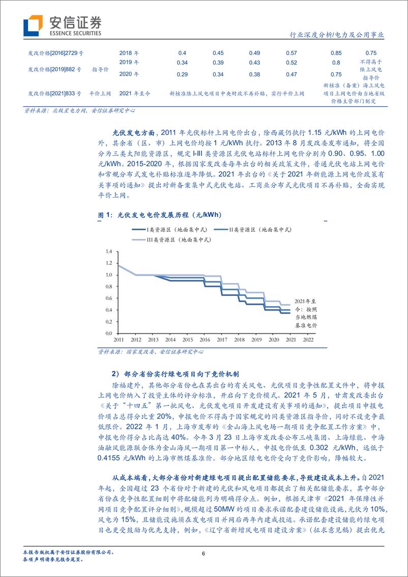 《电力及公用事业行业：收益率！收益率！绿电投资不可忽视的要素-20220726-安信证券-27页》 - 第7页预览图