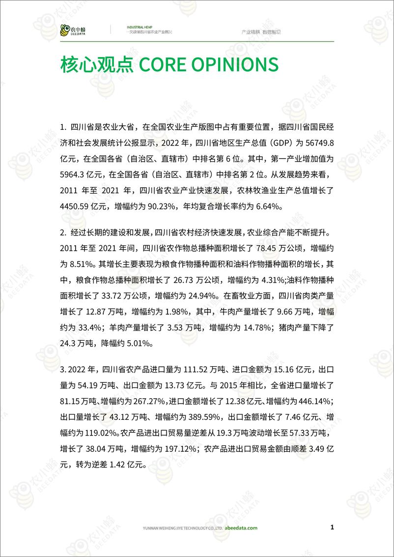 《农小蜂-一文读懂四川省农业产业概况-2023-68页》 - 第4页预览图