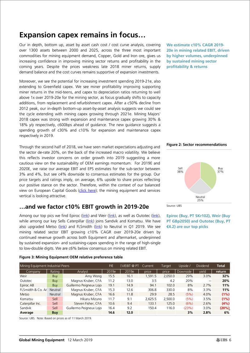 《瑞银-全球-采矿设备行业-全球采矿设备：随着周期的延长，全球采矿设备业正变得更具建设性-2019.3.12-68页》 - 第7页预览图