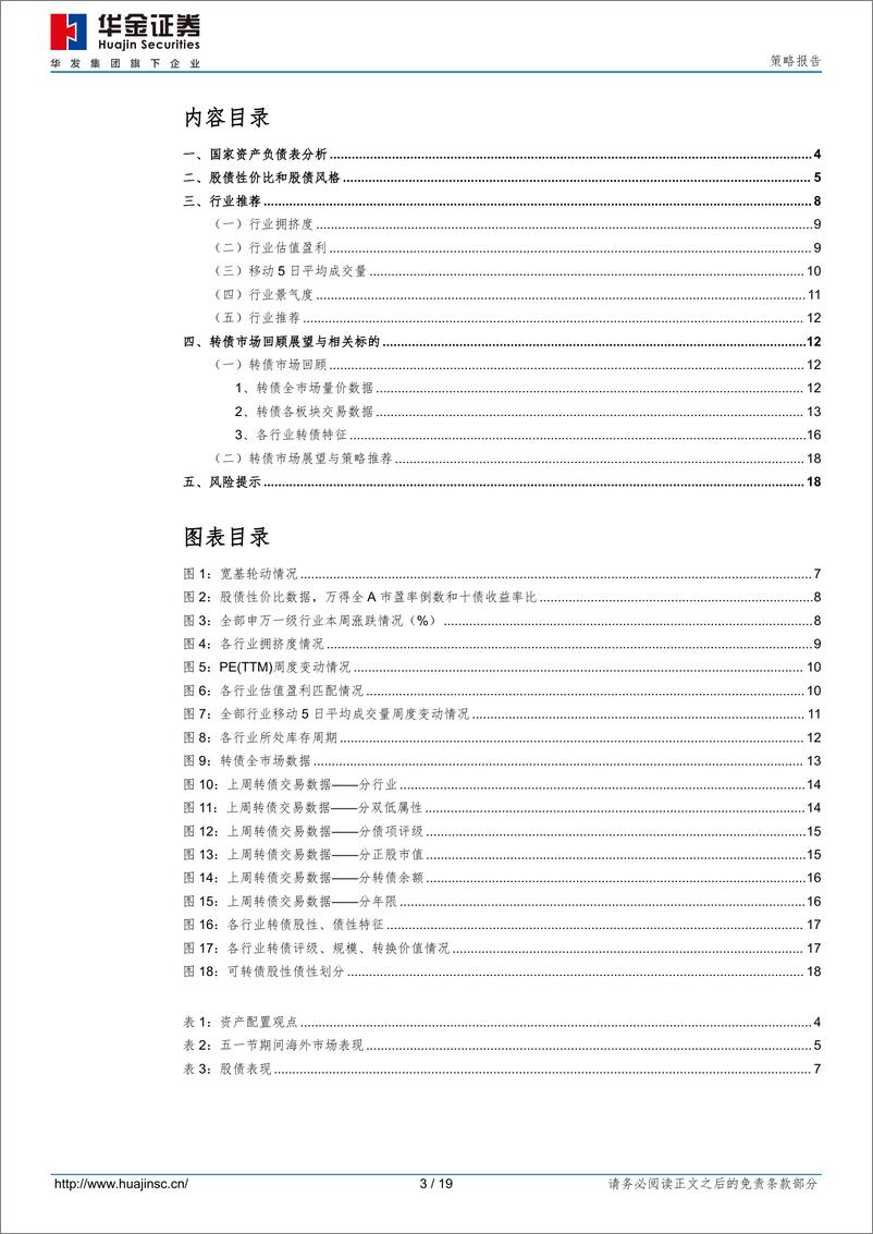 《资产配置周报：风格或重回价值占优-240505-华金证券-19页》 - 第3页预览图