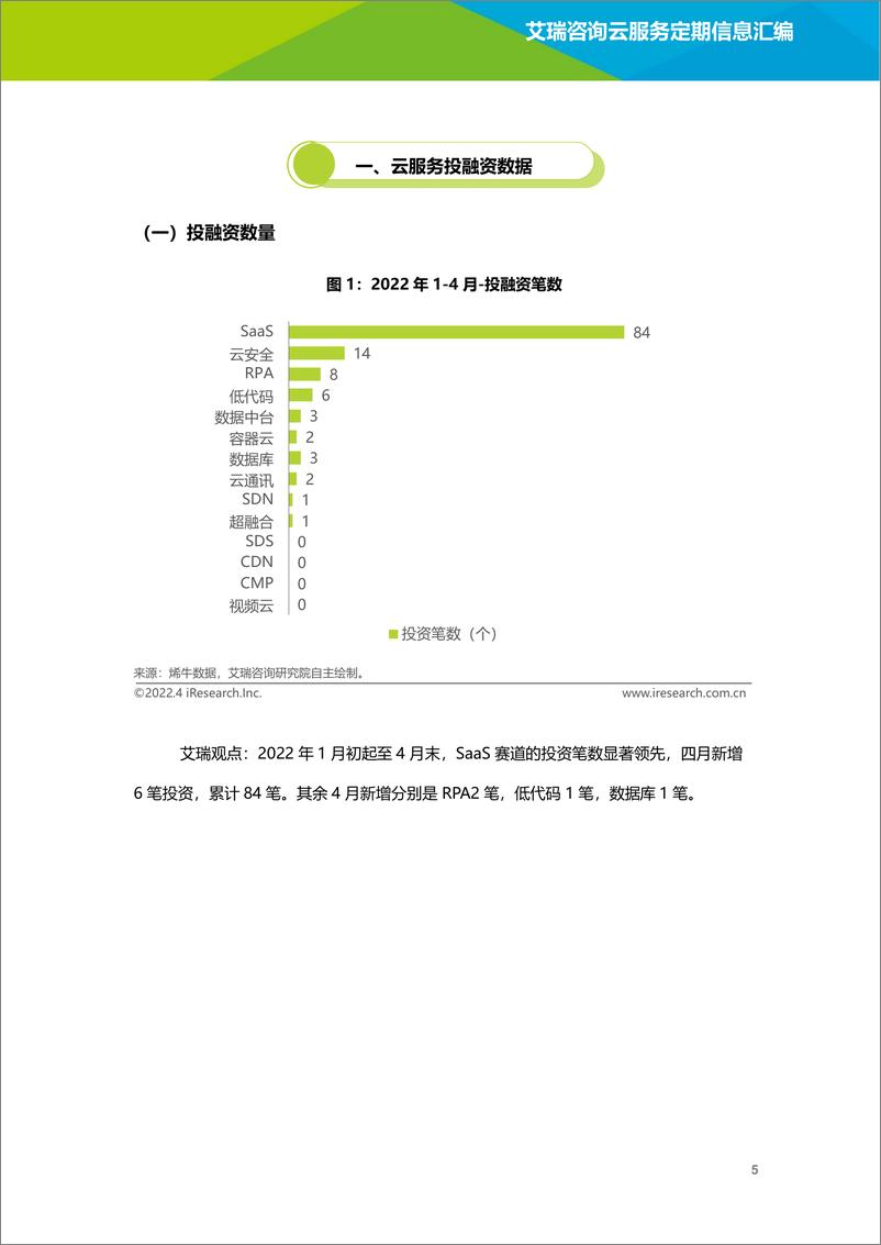 《艾瑞咨询：云服务行业动态及热点研究月报-2022年4月-30页》 - 第7页预览图