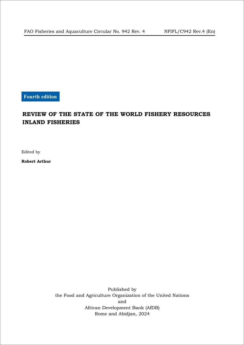 《FAO联合国粮农组织_2024年世界渔业资源状况综述报告_英文版_》 - 第3页预览图