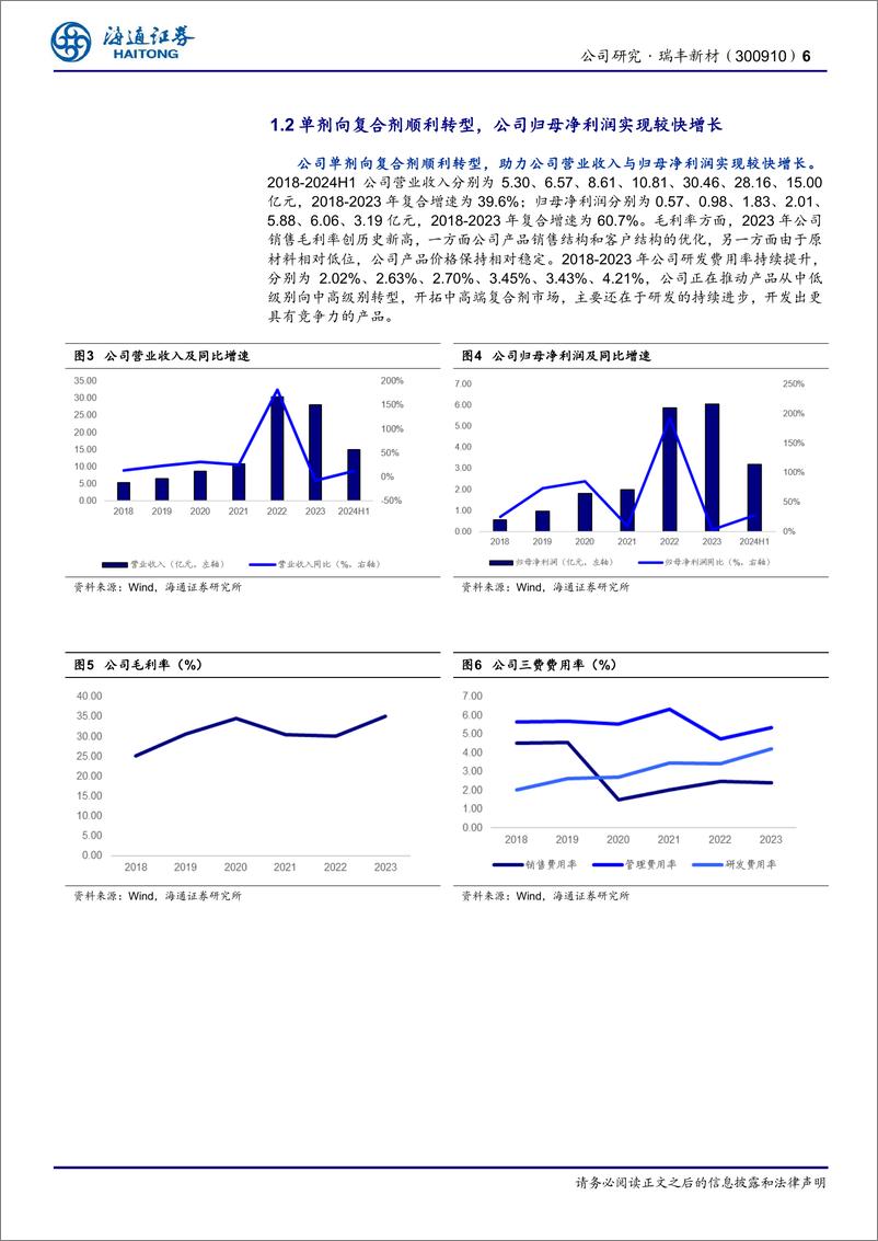 《瑞丰新材(300910)公司深度报告：国内润滑油添加剂龙头，加快实现进口替代-240926-海通证券-16页》 - 第6页预览图