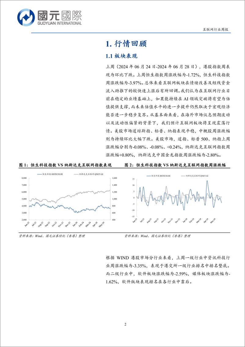 《互联网行业：大模型国产替代有望启动，短期注意中期业绩风险-240703-国元国际-12页》 - 第2页预览图