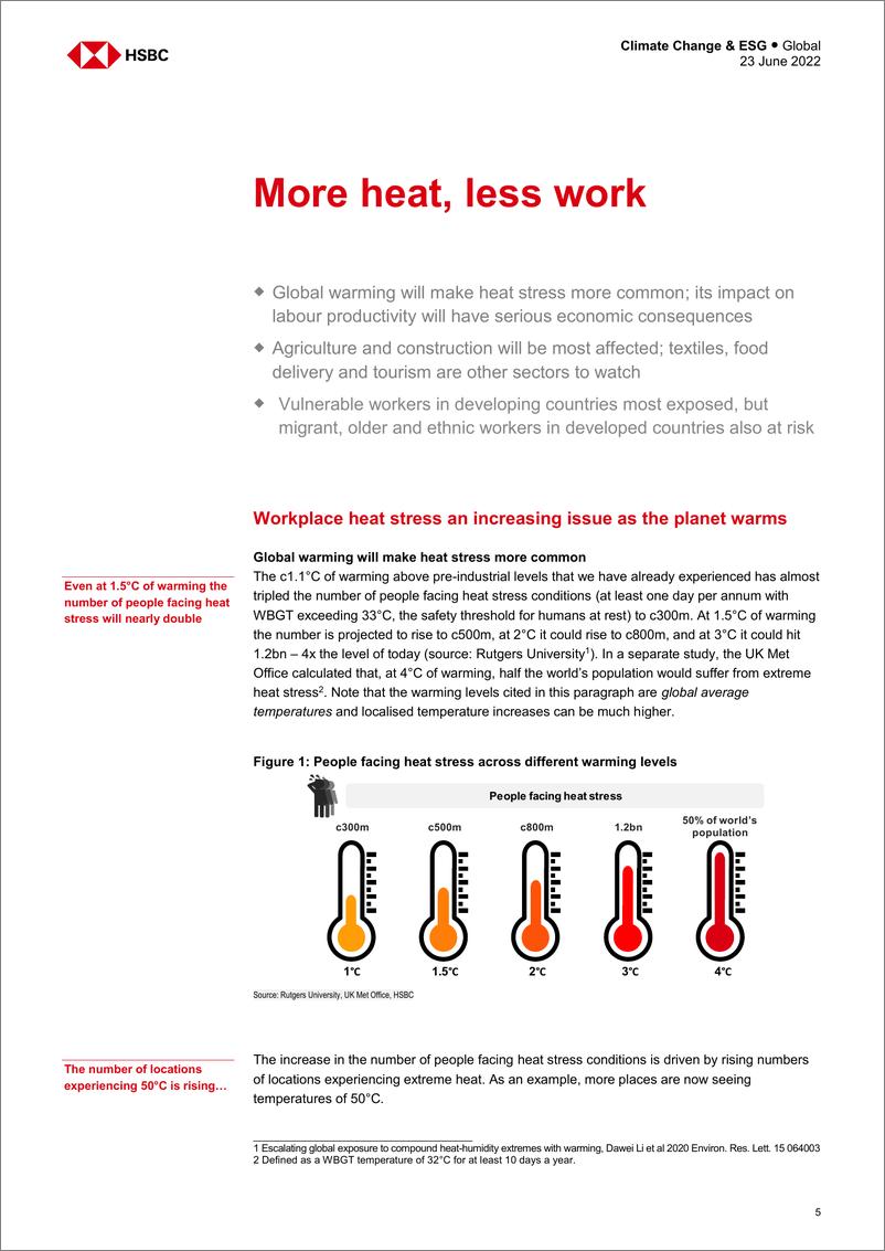 《HSBC-全球投资策略-热应力：更多的热，更多的压力，更多的工作场所监管-2022.6.23-26页》 - 第6页预览图