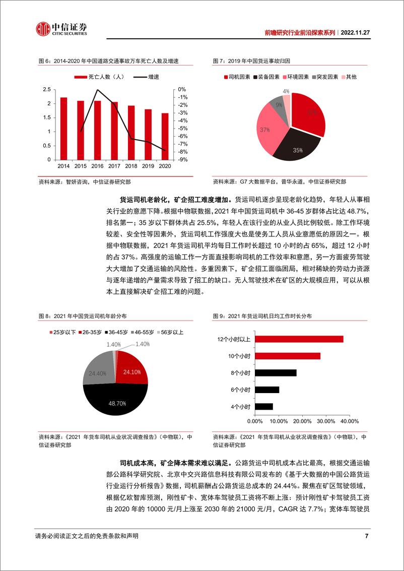 《互联科技行业前瞻研究行业前沿探索系列：无人驾驶商业落地，矿区场景先锋示范-20221127-中信证券-22页》 - 第8页预览图