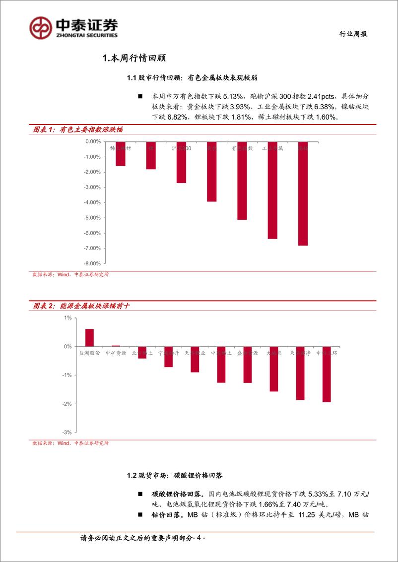 《有色金属行业周报：下游补库，稀土价格回升-240909-中泰证券-23页》 - 第4页预览图