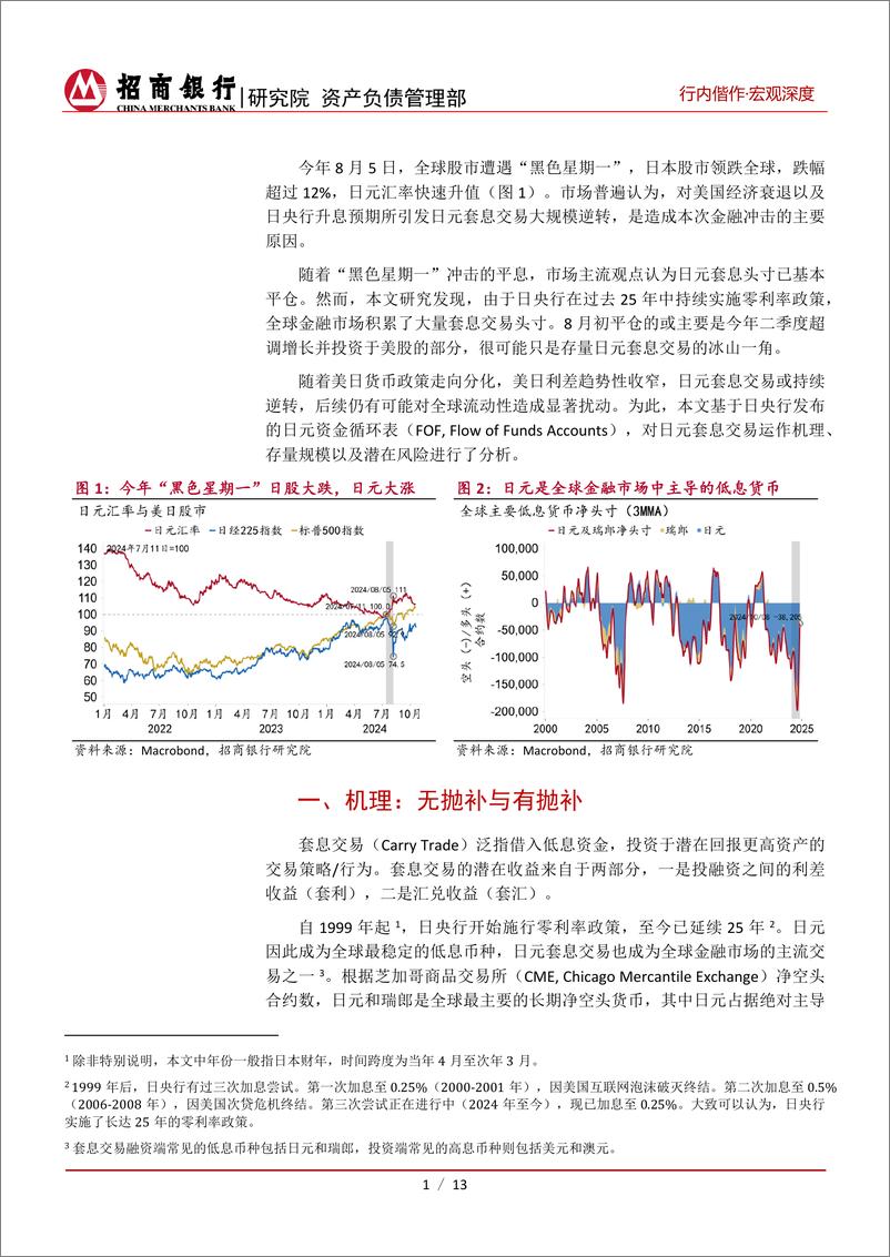 《行内偕作·宏观深度_日元潮汐_套息交易机理_规模与风险》 - 第4页预览图