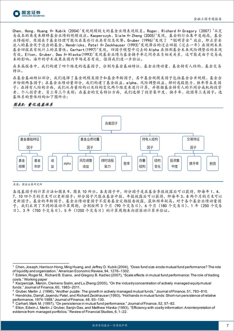 《智能化选基系列：通过全方位特征预测基金业绩并构建跑赢指数的基金组合-20230107-国金证券-24页》 - 第8页预览图