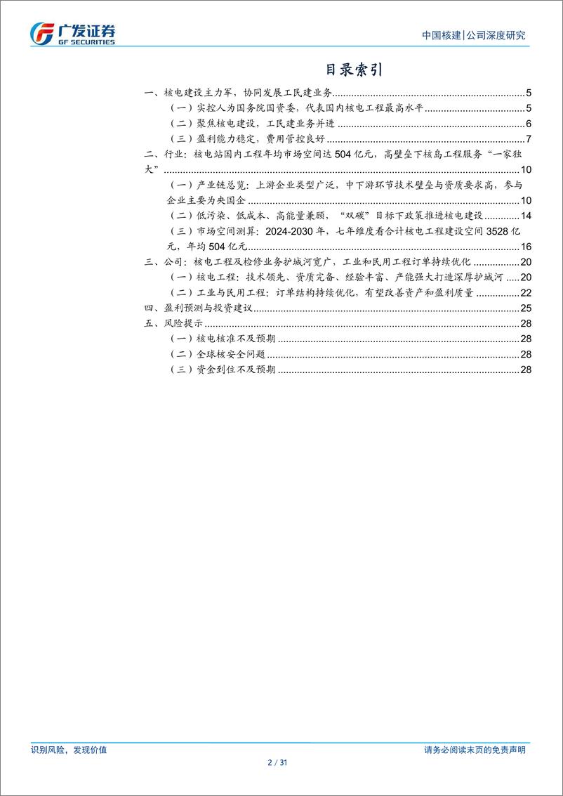 《中国核建(601611)核电工程主力军，广阔市场启新程-241224-广发证券-31页》 - 第2页预览图