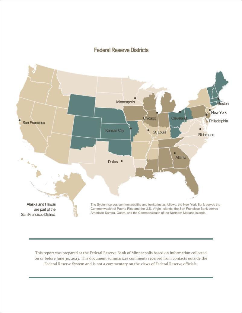 《美联储褐皮书（2023年7月12日版）-美联储-32页》 - 第3页预览图