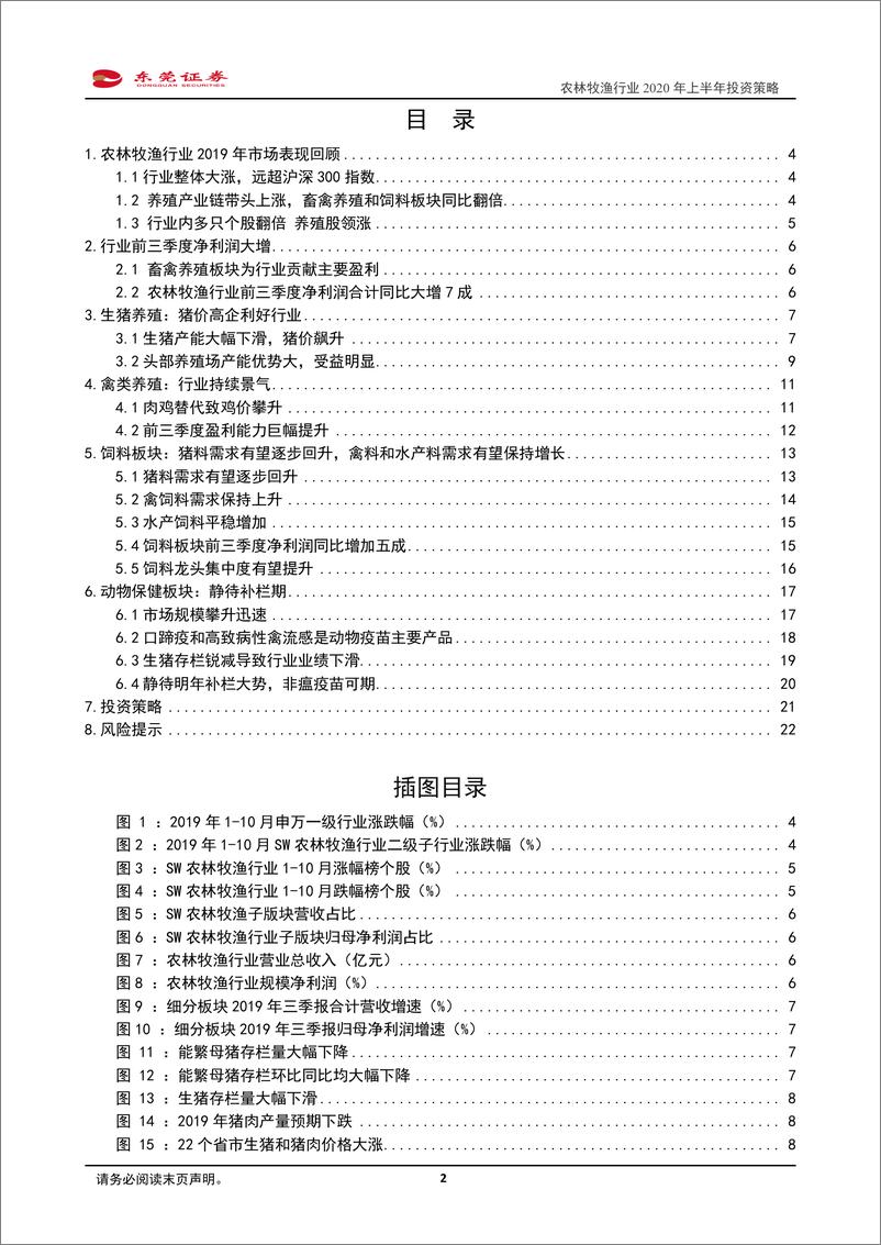 《农林牧渔行业2020年上半年投资策略：肉价高企，养殖产业链持续景气-20191128-东莞证券-23页》 - 第3页预览图