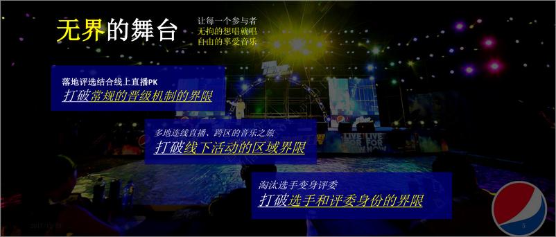 《2017年百事校园最强音公关活动规划全案-区域海选及落地执行、红人直播》 - 第5页预览图