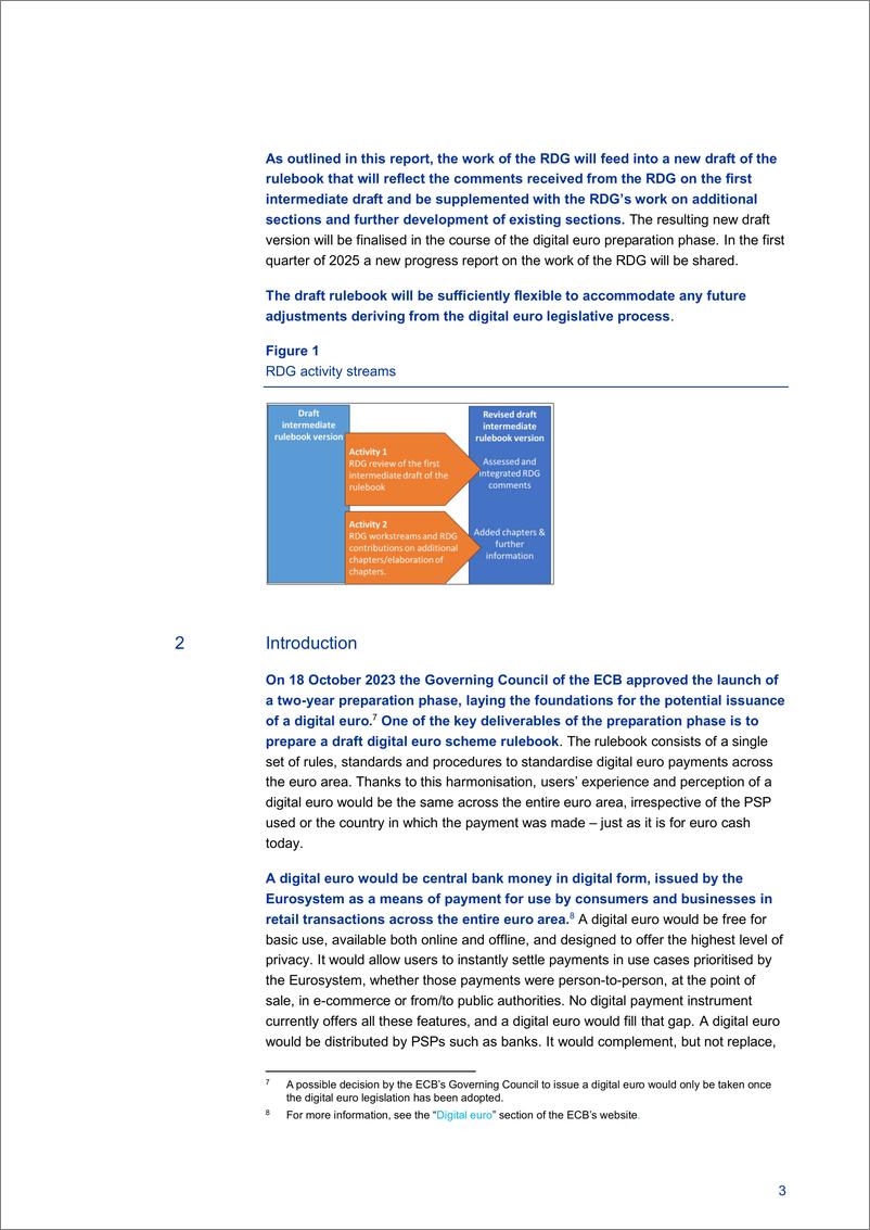 《欧洲央行-数字欧元计划规则手册开发小组工作的最新进展（英）-2024.9-24页》 - 第3页预览图