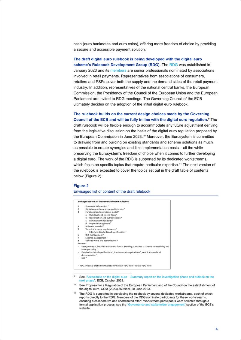 《欧洲央行-数字欧元计划规则手册开发小组工作的最新进展（英）-2024.9-24页》 - 第4页预览图