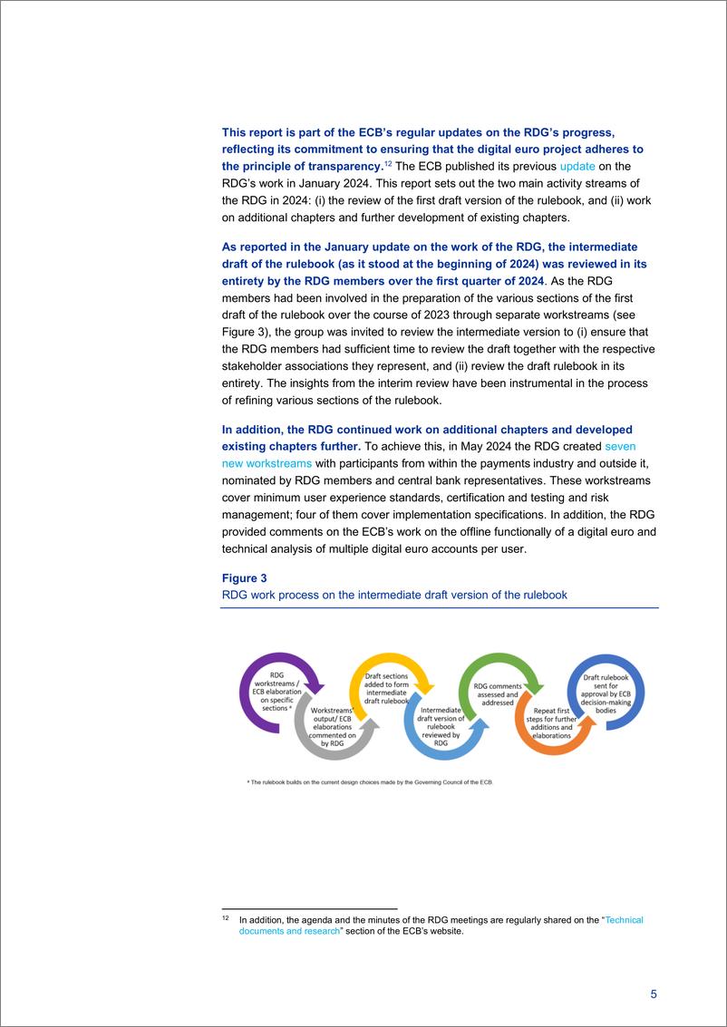 《欧洲央行-数字欧元计划规则手册开发小组工作的最新进展（英）-2024.9-24页》 - 第5页预览图
