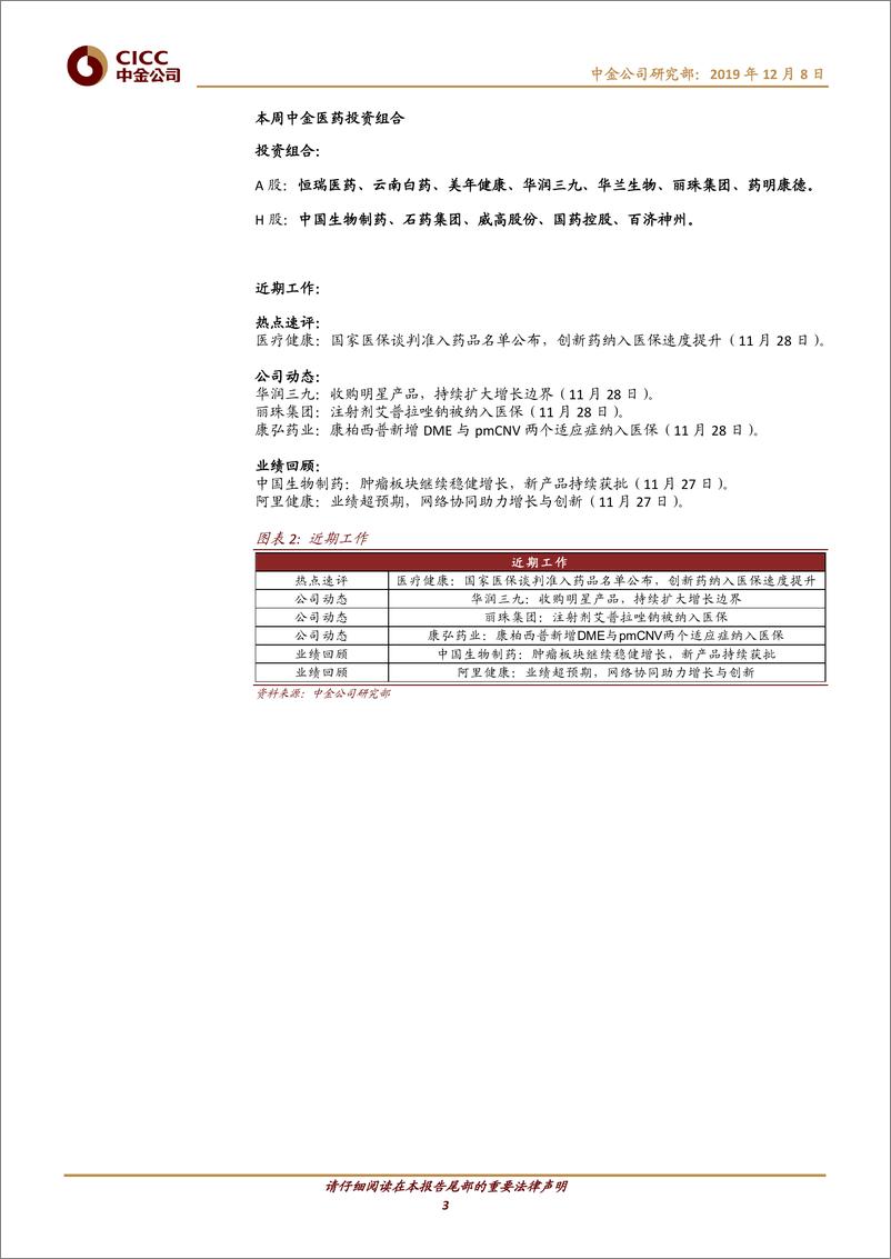 《医疗健康行业动态：高值耗材改革即将启动-20191208-中金公司-12页》 - 第4页预览图